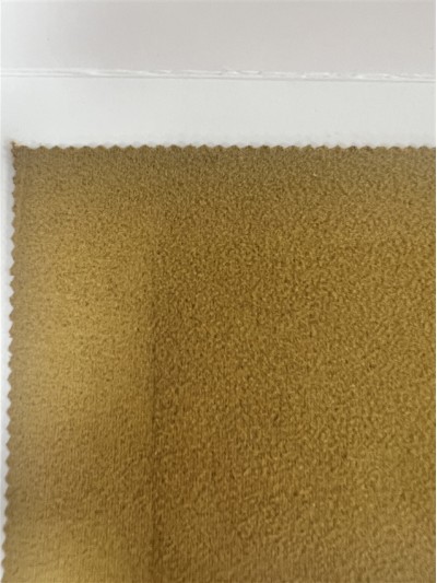 GZ-DZLP F061 High elastic suede Specification: 167cm Weight: 310g/㎡ Ingredients: 78%Polyester 6%Spandex 16%Cotton Wear-resistant Moisture-absorbing and quick-drying Far-infrared heating 45 degree